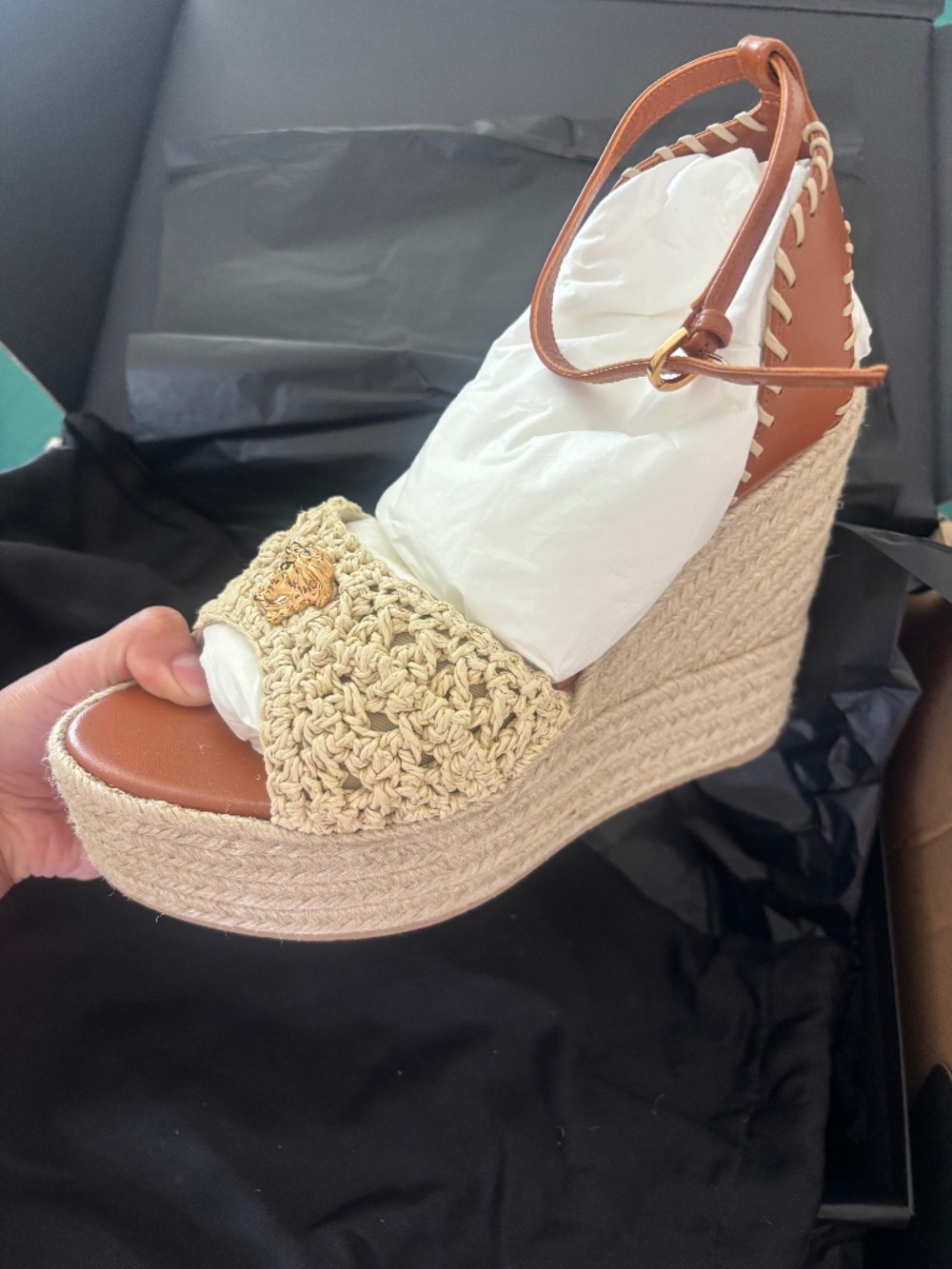 La Medusa Nappa Wedge Sandals